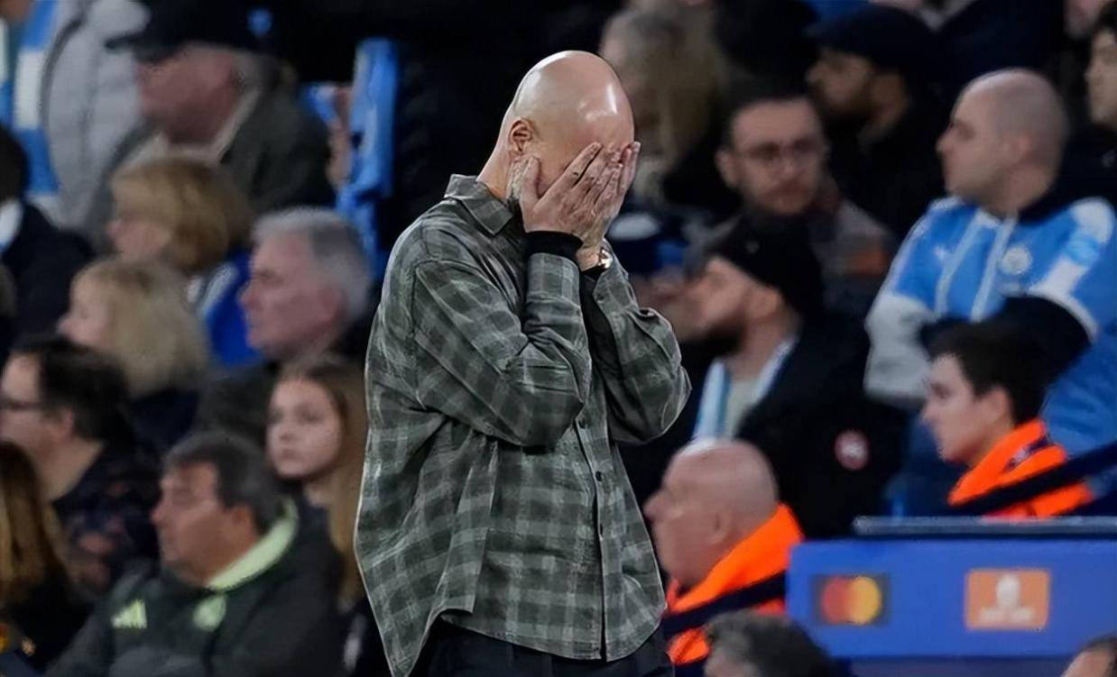 欧冠曼城1比2皇马，被双杀出局揭示问题，B席直红打乱瓜帅部署